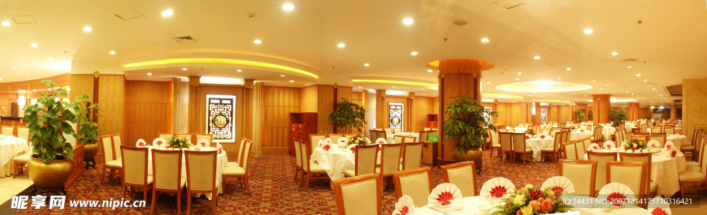 五星级酒店豪华中餐厅