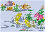 精美工笔花鸟矢量素材4