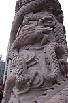 汉白玉雕塑龙3