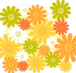 韩国花纹·植物矢量·背景底纹