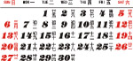 2008年4月日历