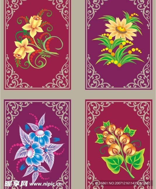 古典花纹