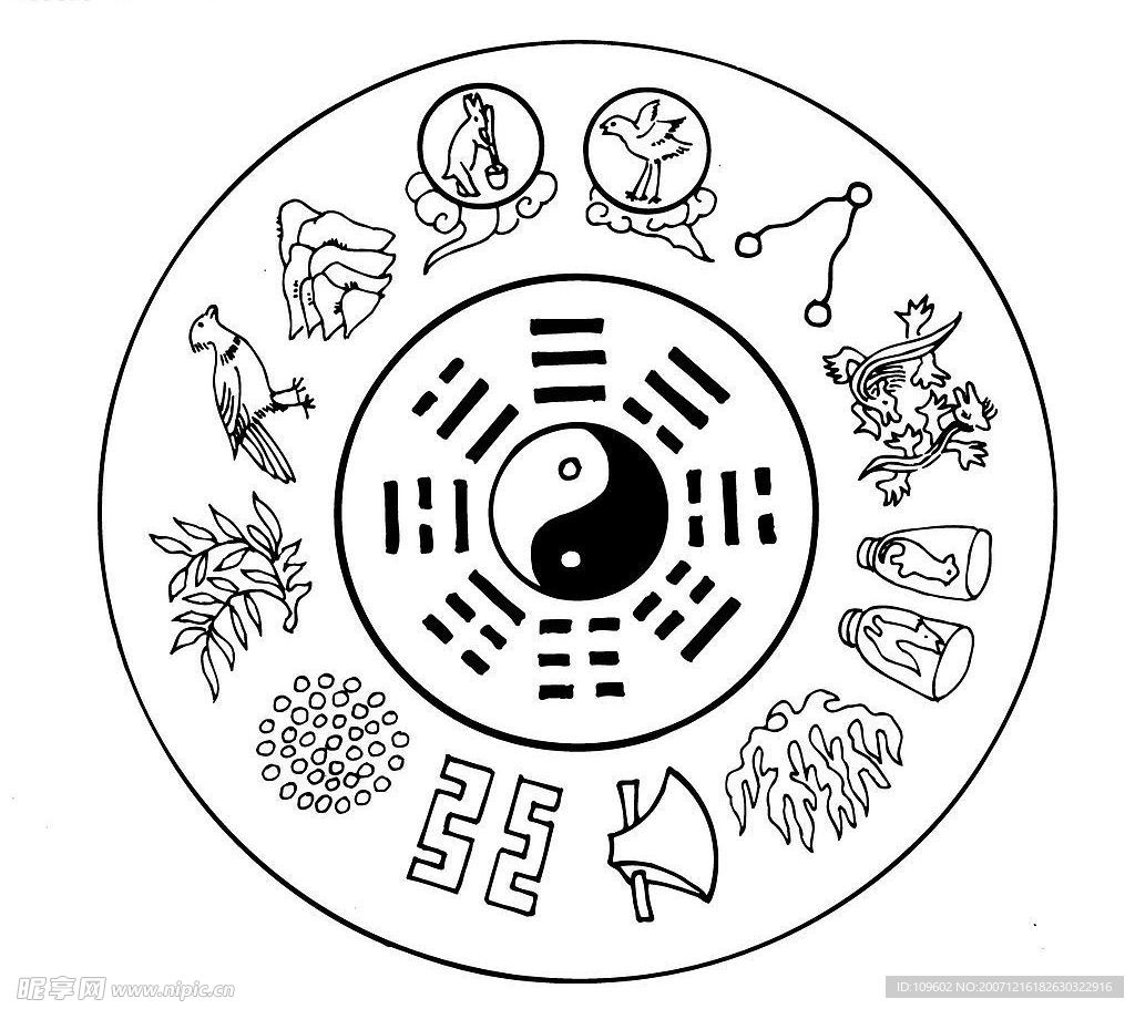 矢量 传统 图案