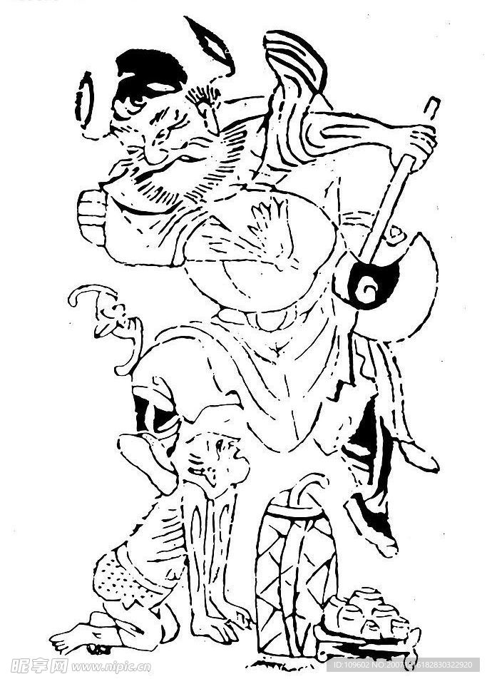 矢量 传统 图案