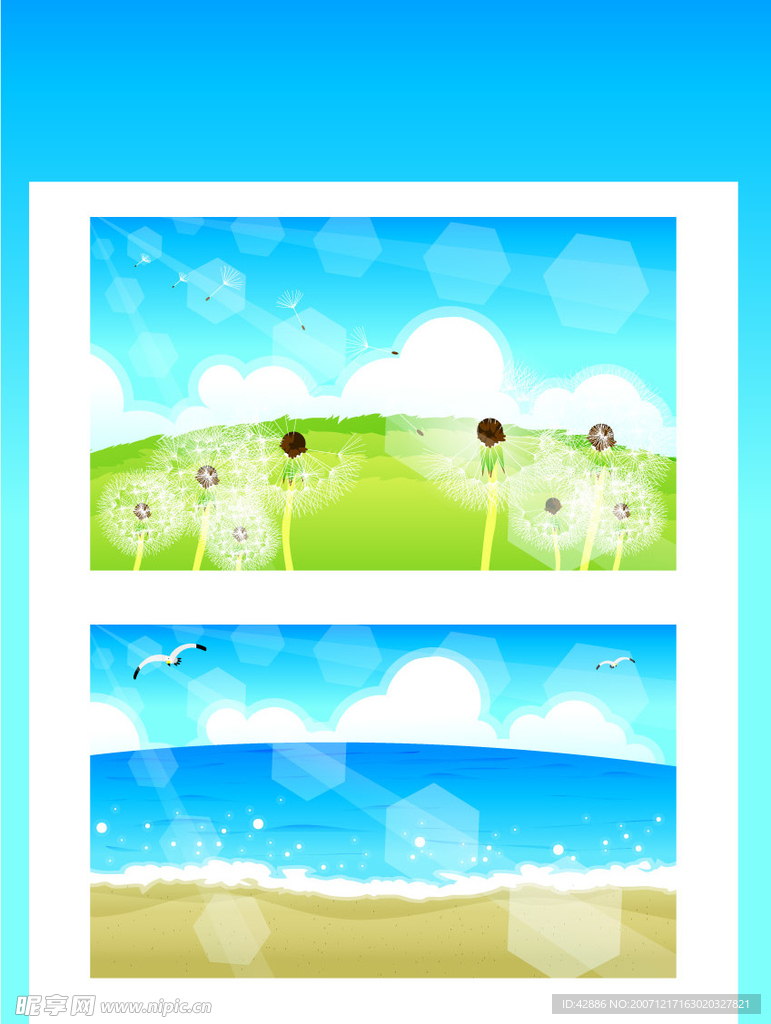 矢量卡通背景插图20