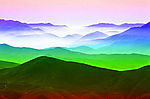 朦朦山雾