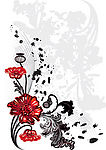 潮流花纹