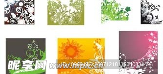 史上最时尚最潮流最劲爆花纹矢量图