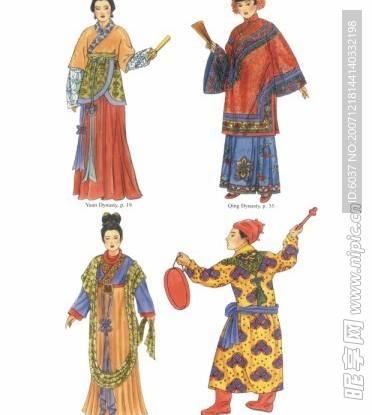 中国传统服饰色彩 插图