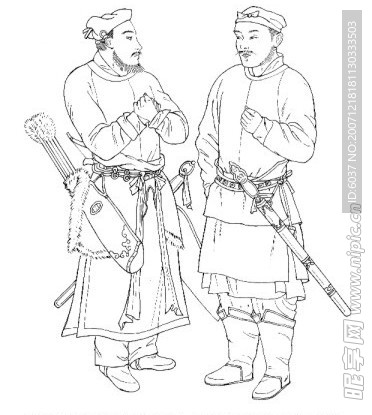 中国传统服饰色彩 插图