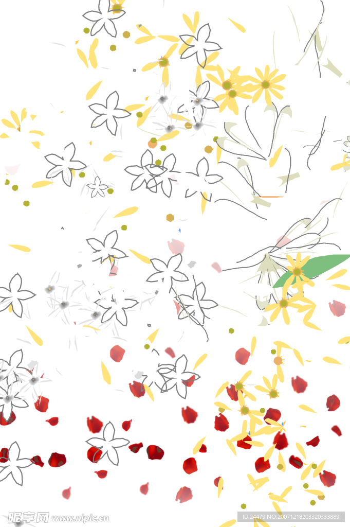 花的底纹