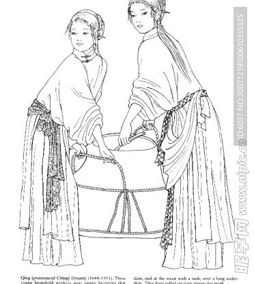 中国传统服饰色彩 插图