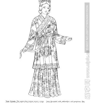 中国传统服饰色彩 插图