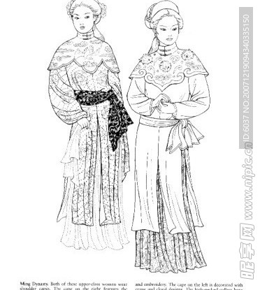 中国传统服饰色彩 插图