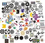 一些矢量图案