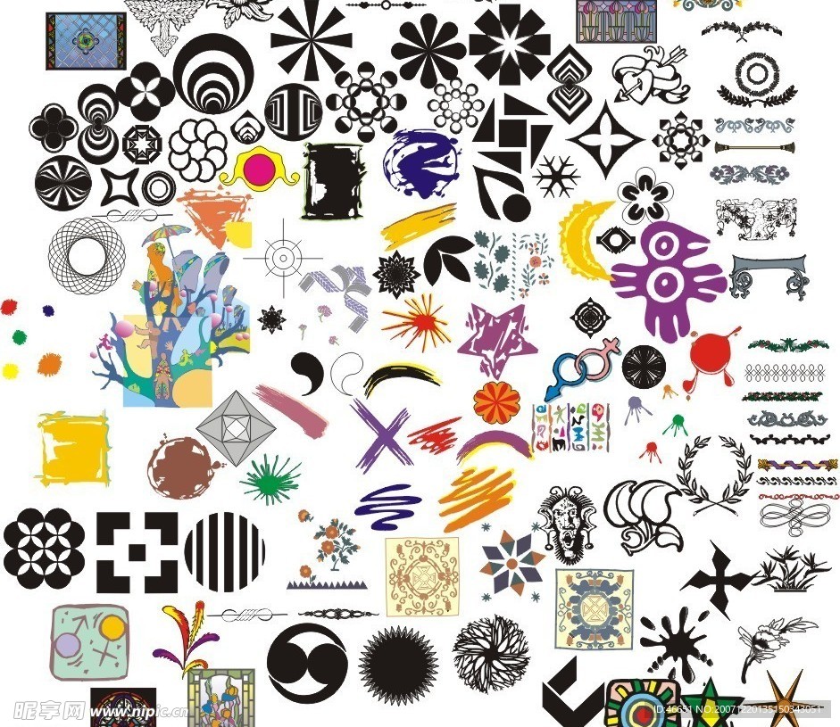 一些矢量图案