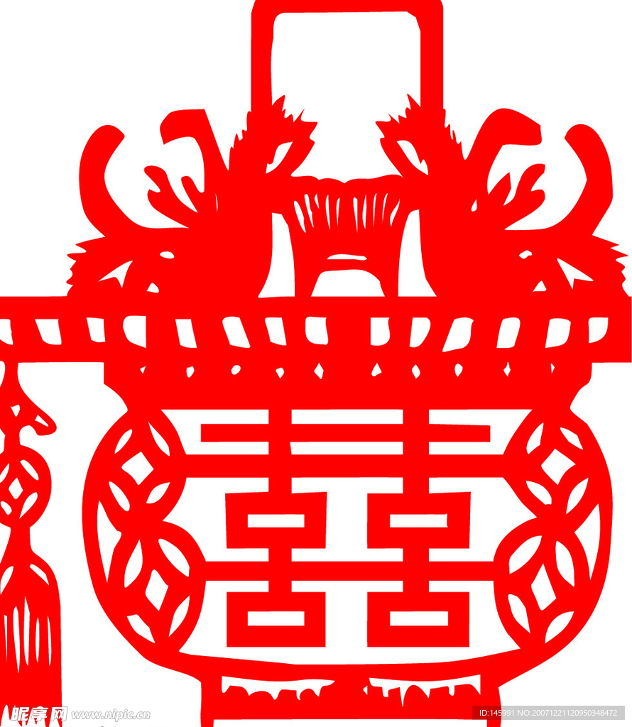 喜字灯笼