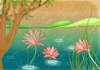 国画花草