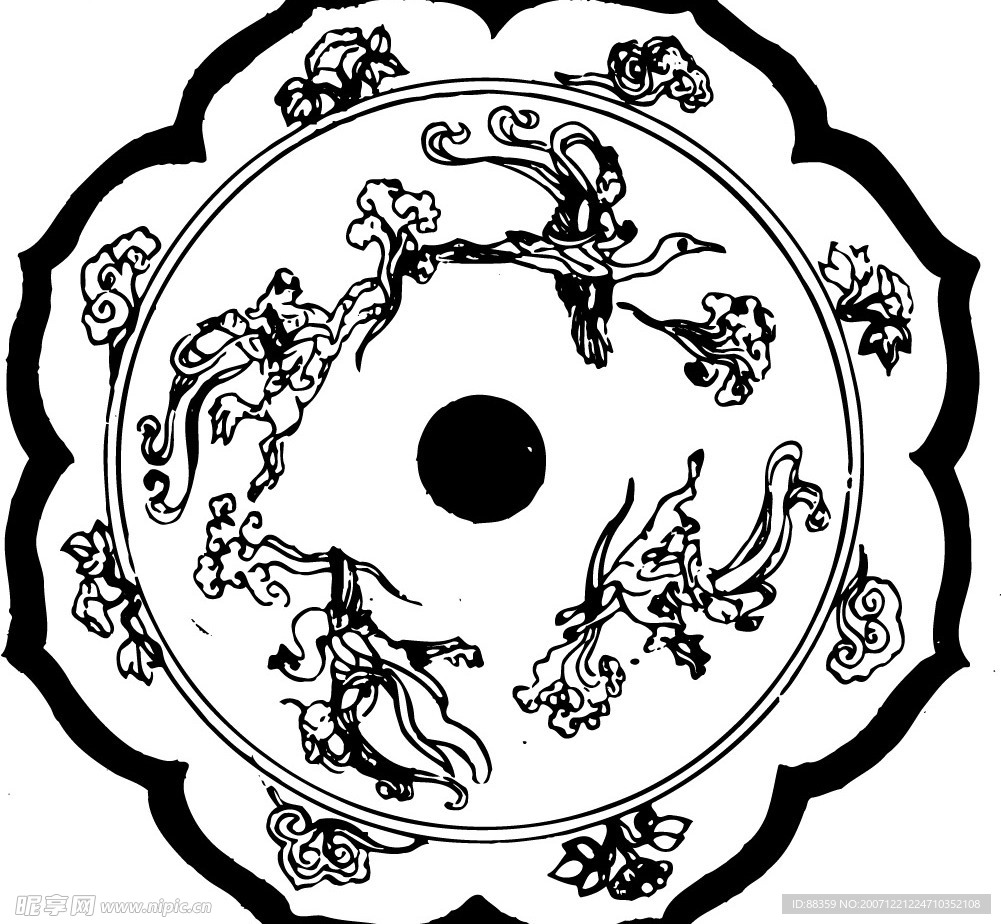 古代矢量图案