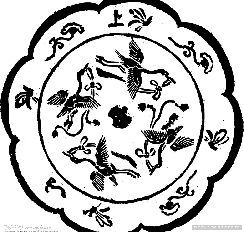 古代矢量图案