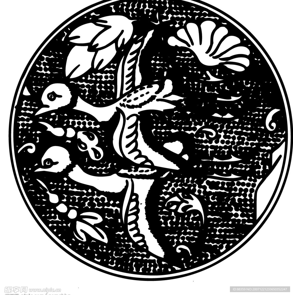 古代矢量图案