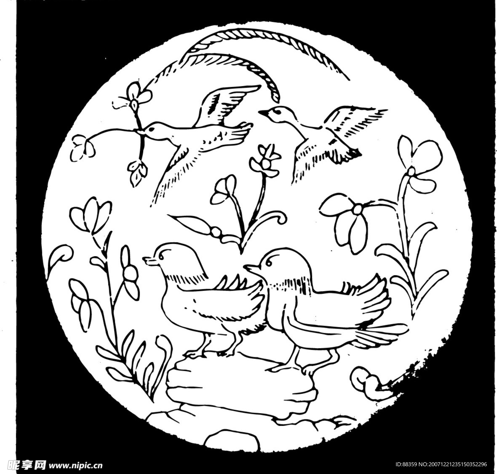 古代矢量图案