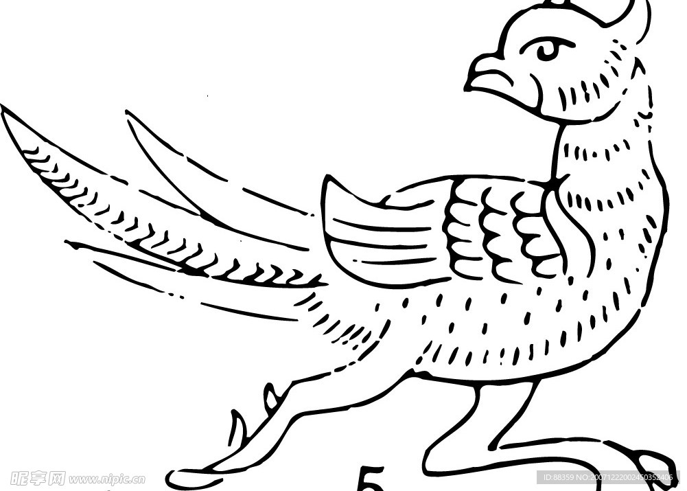 古代矢量图案