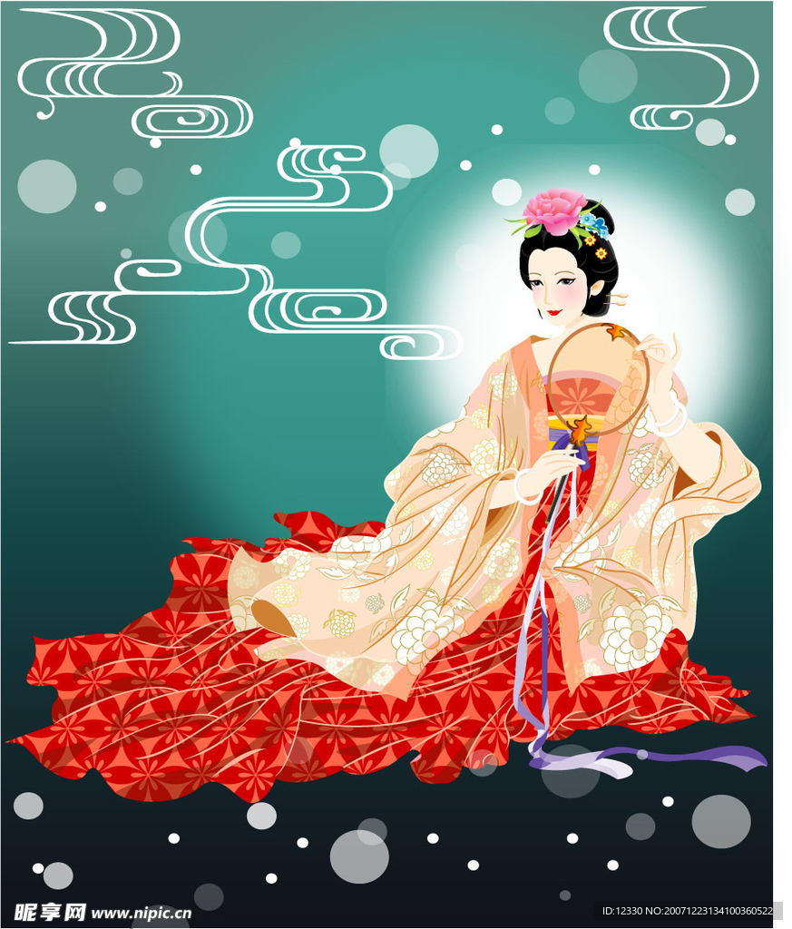 中秋素材之仙女