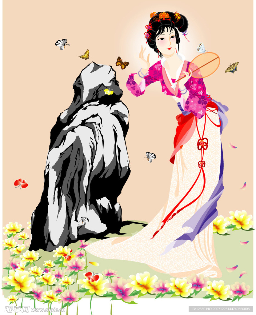 中秋素材之仙女