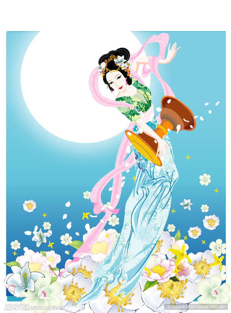 中秋素材之仙女