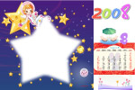 2008年psd台历模板