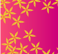 黄色花纹