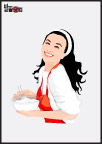长发美女