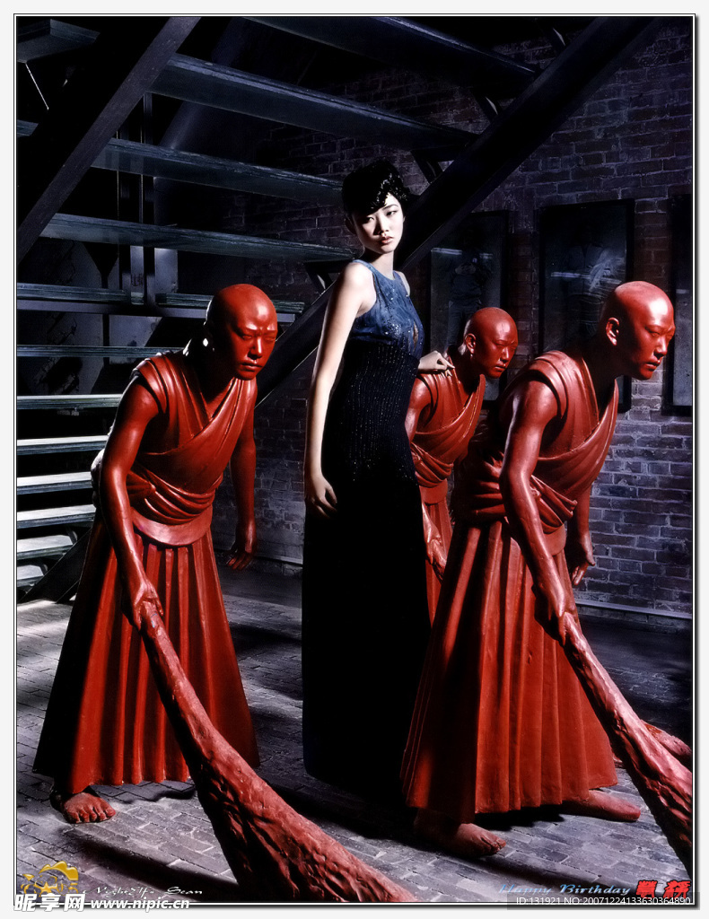 时尚前沿美女