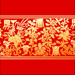 矢量富贵花纹