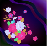 矢量花纹