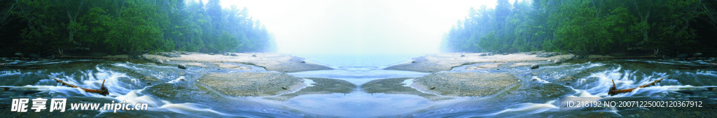 小溪流水