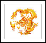 矢量金色龙