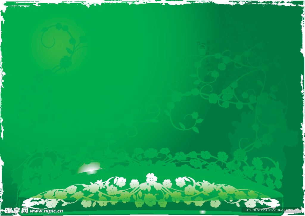 矢量潮流花纹