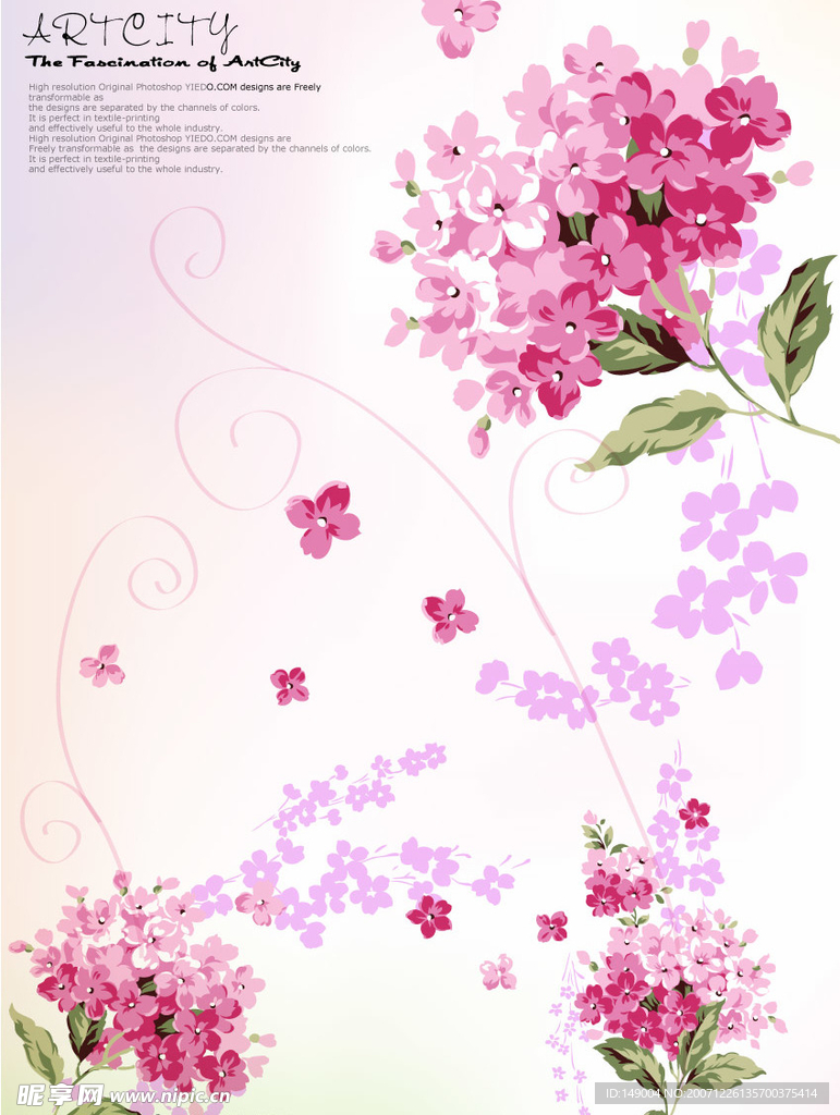 矢量花纹