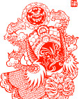 京剧剪纸6