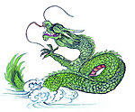 生肖龙国画