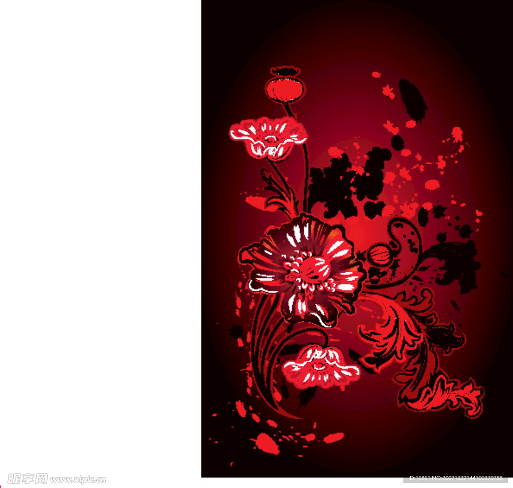 时尚花纹