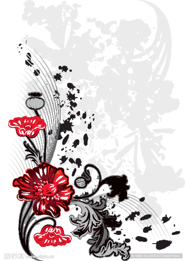 时尚花纹