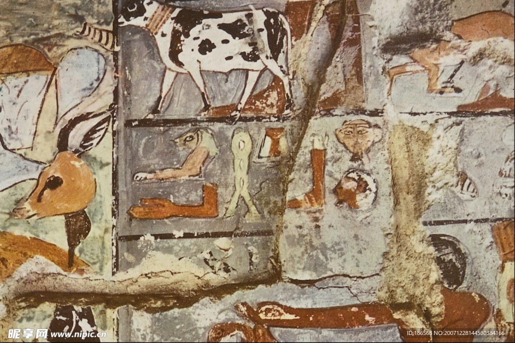 古代抽象墙画