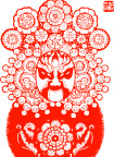 京剧剪纸12