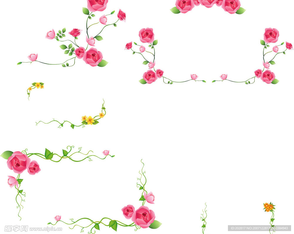 鲜花边