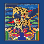 中国古典吉祥老虎图矢量素材