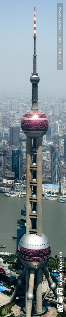 上海东方明珠全景