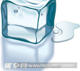 质感冰块矢量